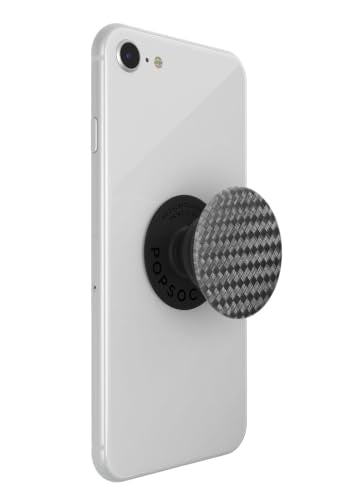 PopSockets Adhesive Phone Grip, Holder- Carbonite Weave - color: Carbonite Weave, style: Adhesive