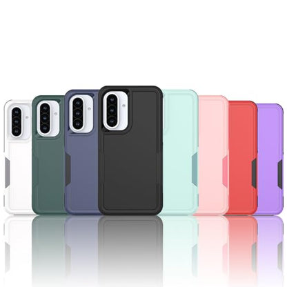 for Samsung Galaxy A37 / Galaxy A36 5G / Galaxy A57 5G Case: Dual Layer Protective Heavy Duty Cell Phone Cover Shockproof Rugged with Screen Protector - Military Protection Bumper Tough, Purple - color: Purple (PC) + Black (TPU)