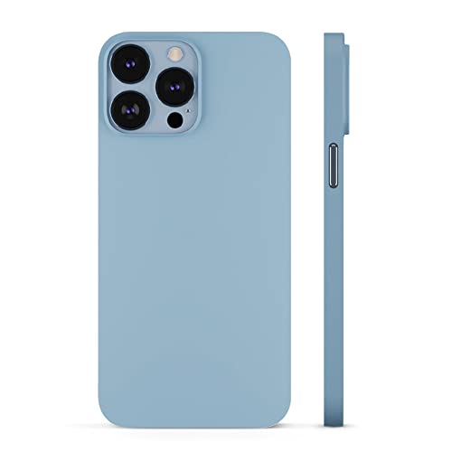 PEEL Super Thin Case for iPhone 13 Pro Max (Sierra Blue) | Sleek, Minimalist Design, Branding-Free, Ultra Slim, Protects & Showcases Your Device - color: Sierra Blue, size: iPhone 13 Pro Max
