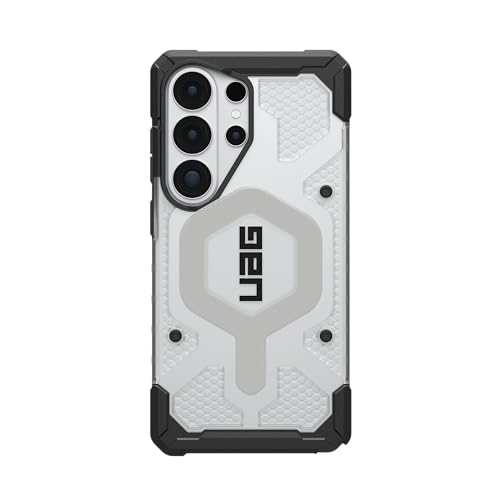 URBAN ARMOR GEAR UAG for Samsung Galaxy S26 Ultra Case 6.9" Pathfinder Clear - Magnetic Charging Compatible Transparent Rugged Military Drop Tested Protective Cover, Ice/Silver - color: Pathfinder Clear - Ice/Silver
