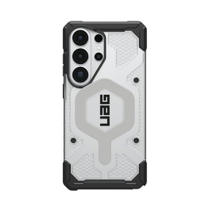 URBAN ARMOR GEAR UAG for Samsung Galaxy S26 Ultra Case 6.9" Pathfinder Clear - Magnetic Charging Compatible Transparent Rugged Military Drop Tested Protective Cover, Ice/Silver - color: Pathfinder Clear - Ice/Silver