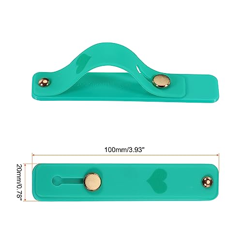 MECCANIXITY 2 Pcs Phone Loop Finger Holder Silicone Phone Strap Grip Holder Cell Phone Grip Stand for Most Smartphones Red,Green - color: Red,Green