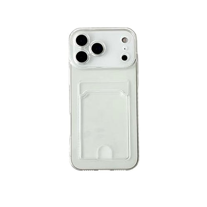 Lunivop Compatible with iPhone 17 Pro Case Wallet Clear Card Holder TPU Slim Soft Shockproof Anti-Yellowing Anti-Scratch Transparent Phone Case (for 17 Pro 6.3 '' Clear) - size: for iPhone 17 Pro