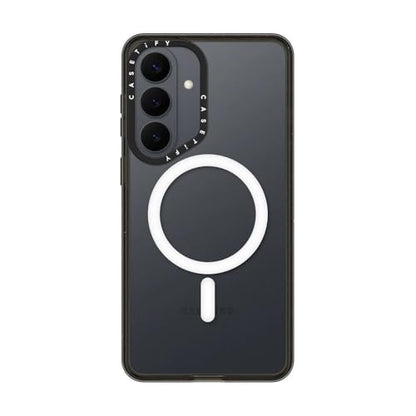 CASETiFY for Galaxy S26+ Case - Impact Magnetic Clear Black | Wireless charging and MagSafe compatible | 8.2 ft. 4x Military Grade Drop Protection | Black - color: Clear Black, size: Galaxy S26+ (6.7")