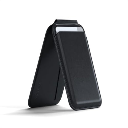 Satechi MagSafe Wallet Stand, Card Holder, NFC Pass-Through - color: Black