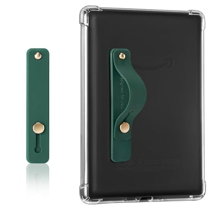 CoBak Hand Strap Holder for Kindle/Tablet - Lightweight TPU - color: Dark green