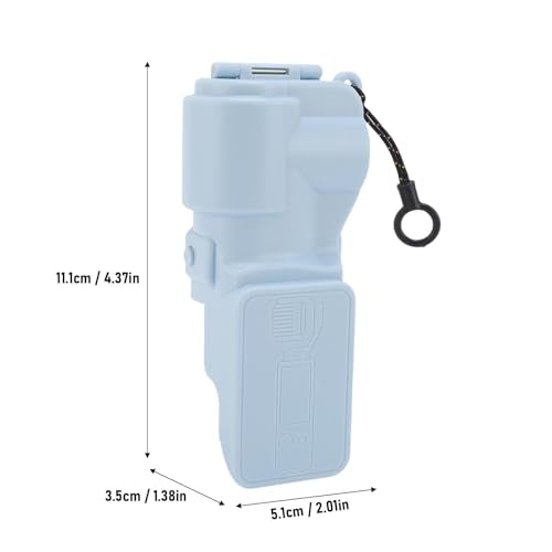 Camera Lens Screen Protector for 3, Scratchproof Protective Cover with Easy Open Close, Anti Shock Sponge and Lanyard Attachment, Blue - color: Blue