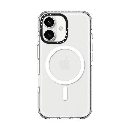 CASETiFY for iPhone 16 Case - Impact Clear Compatible with MagSafe | Not Yellowing | 6.6 ft. 3x Military Grade Drop Protection | Clear - color: Clear, size: Iphone 16 (6.1")