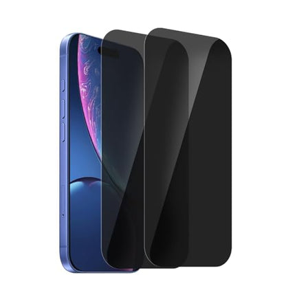 6.7-inch [2 Pack] Privacy Screen Protector for iPhone 16 Pro Max[Anti-Spy] Tempered Glass Film,Touch Sensitive/Anti Scratch/Fingerprint/Easy Install Bubble Free - color: USZQ-FKIP16PROMAX