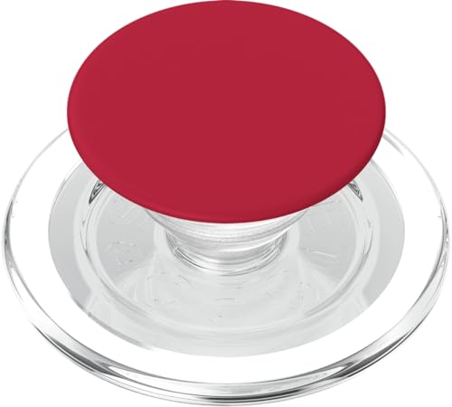 Cell Phone Button Holder Pop Out Knob Plain Solid Red Matte PopSockets PopGrip: Swappable Grip for Phones & Tablets PopSockets MagSafe PopGrip for iPhone - style: MagSafe