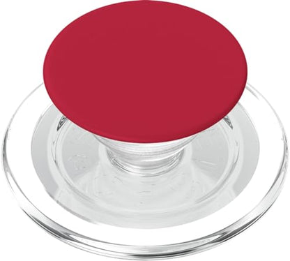 Cell Phone Button Holder Pop Out Knob Plain Solid Red Matte PopSockets PopGrip: Swappable Grip for Phones & Tablets PopSockets MagSafe PopGrip for iPhone - style: MagSafe