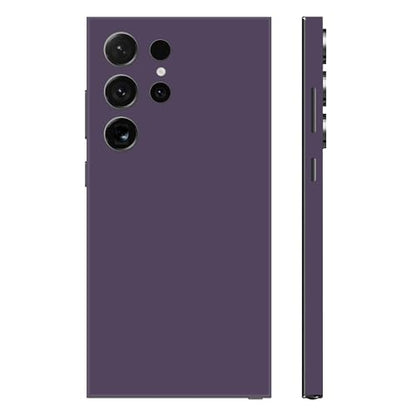 2 Pack Skin Wraps Compatible with Samsung Galaxy S24 Ultra (Dark Purple) - color: Dark Purple
