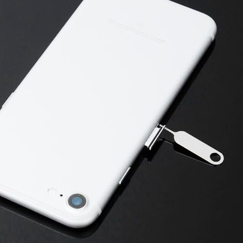 2 Pcs Specially Sized Sim Card Tray Removal Key + 2 Pcs Universal Sim Card Tray Removal Key Eject Pins, with 2 Key Rings, for Samsung Galaxy Galaxy Note Z Fold Series iPhone iPad Google Phone