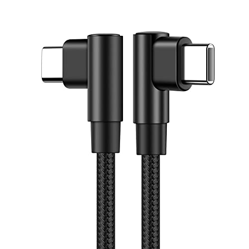 90 Degree USB C Power Data Cable 3FT, 60W PD Fast Charging & 480Mbps Dat - style: USB C Male to Male (1M/3FT)