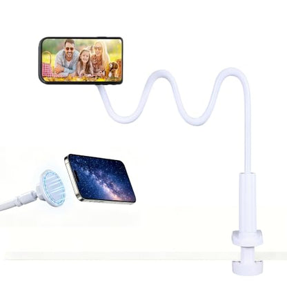 Magnetic Gooseneck Phone Holder Mount, Adjustable Flexible Long Arm Mount