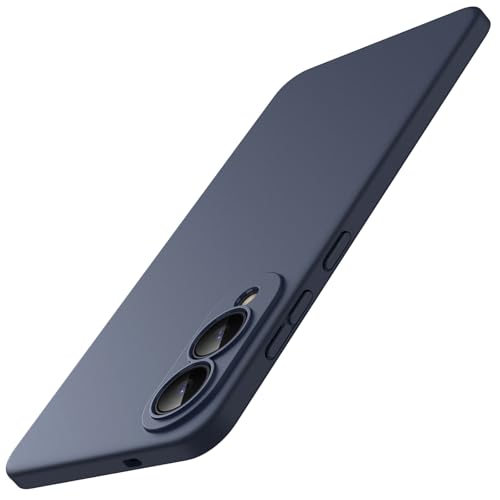 JETech Slim Case for Samsung Galaxy S25 Edge, Dark Blue | Camera Lens Protection, Soft TPU Design, Matte Finish, Shockproof Protection - color: Dark Blue, size: Galaxy S25 Edge