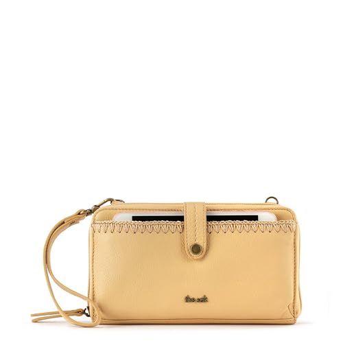 The Sak Iris Smartphone Crossbody Purse - Small Women's Cellphone Bag & Wallet For Everyday- Convertible Wristlet With Zipper | Fits Most Smartphones, Card Slots & Zip Pocket, Detachable Wristlet & Crossbody Straps, Hands-Free for Travel & Errands - color