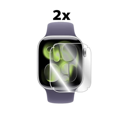IPG for Watch Series 11-10 [42mm] Hydrogel Screen Protector (2 Units) Invisible Ultra HD Clear Film Anti Scratch Guard-Smooth/Self-Healing/Bubble -Free for Series10[42mm]
