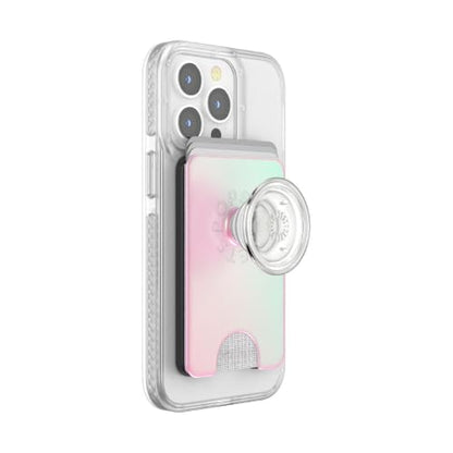 PopSockets Phone Wallet for MagSafe with Grip- Mermaid Pink - color: Mermaid Pink, style: MagSafe