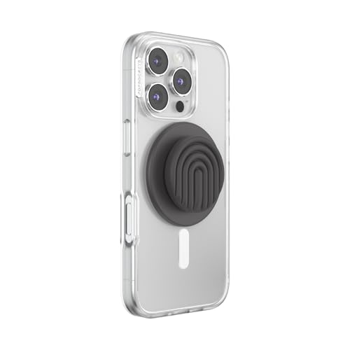 PopSockets Phone Grip for MagSafe, Magnetic Holder- Curves Slate - color: Slate, style: MagSafe