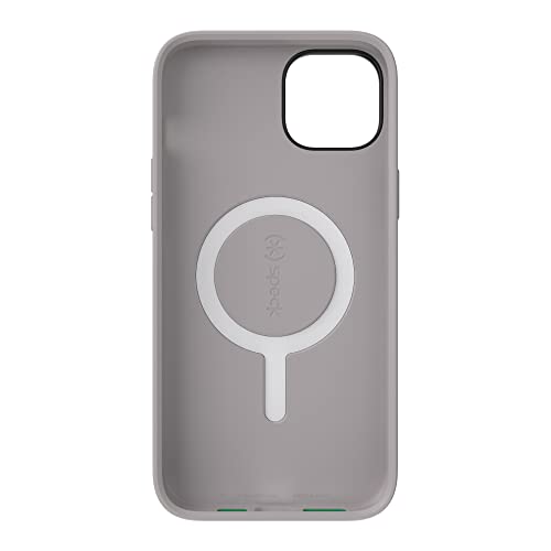 Speck iPhone 15 Plus & 14 Plus Case - Drop Protection, Scratch Resistant, Built for MagSafe iPhone Case, Soft Touch Coating - 6.7" iPhone Case, Dual Layer - Renew Green/Sweater Grey CandyShell Pro - color: Renew Green/Sweater Grey