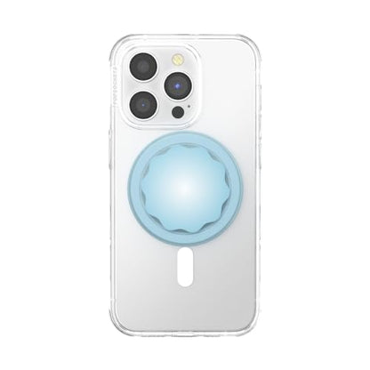 PopSockets Phone Grip for MagSafe, Magnetic Holder- Blue Sigh - color: Flower Blue Sigh, style: MagSafe