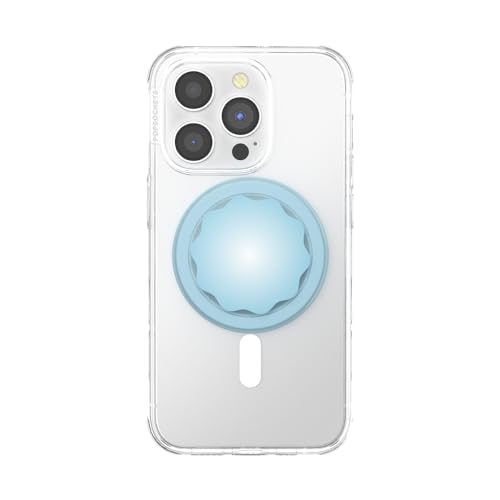 PopSockets Phone Grip for MagSafe, Magnetic Holder- Blue Sigh - color: Flower Blue Sigh, style: MagSafe