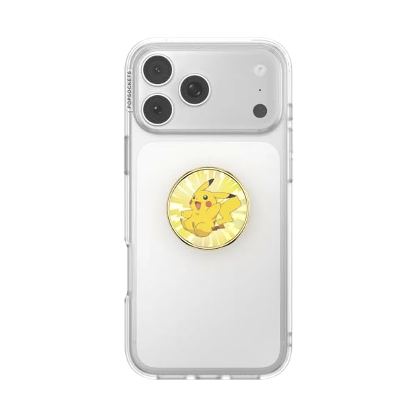 PopSockets Adhesive Phone Grip, Holder- Love Ya Pikachu - color: Love Ya Pikachu, style: Adhesive