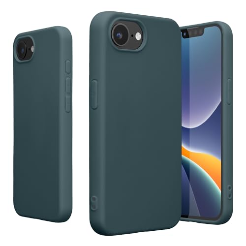 kwmobile Case Compatible with Apple iPhone 17e / iPhone 16e Case - Soft Slim Protective TPU Silicone Cover - Dark Slate - color: Dark Slate