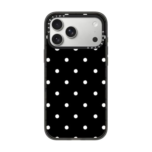 CASETiFY for iPhone 17 Pro Max Case - Impact Compatible with MagSafe | 8.2 ft. 4x Military Grade Drop Protection | Classic Dottie | Black - color: Classic Dottie, size: Iphone 17 Pro Max (6.9")