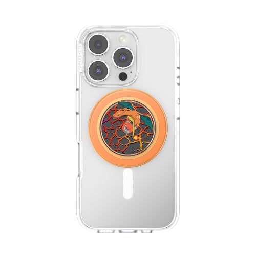 PopSockets Phone Grip for MagSafe, Magnetic Holder- Charizard Flight - color: Charizard in Flight, style: MagSafe