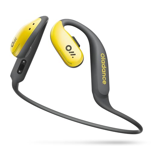 Oladance OWS Sports True Wireless Open-Ear Headphones, IPX8, 15H Playtime - color: Yellow