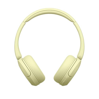 Sony WH-CH520 Wireless On-Ear Bluetooth Headphones with Mic, Butter Yellow - color: Yellow