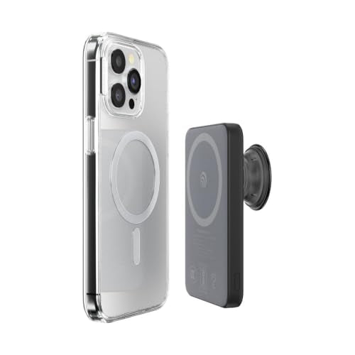 PopSockets PowerPack Phone Charger with MagSafe- Black - color: Black