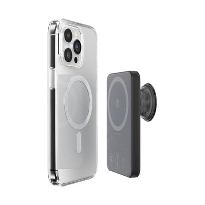 PopSockets PowerPack Phone Charger with MagSafe- Black - color: Black
