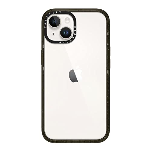 CASETiFY for iPhone 14 Case - Impact Clear Black | Slim Fit | 8.2 ft. 4x Military Grade Drop Protection | Black - color: Clear Black, size: Iphone 14 (6.1")