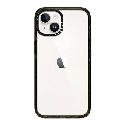CASETiFY for iPhone 14 Case - Impact Clear Black | Slim Fit | 8.2 ft. 4x Military Grade Drop Protection | Black - color: Clear Black, size: Iphone 14 (6.1")