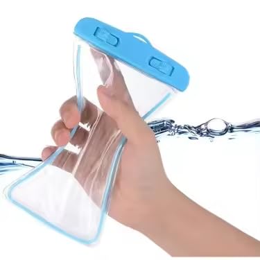 Waterproof Phone Pouch, Universal Dry Bag Case, Touch Screen Compatible, 7.8 x 4.1 Inches, for Swimming, Beach, Boating