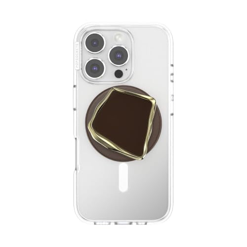 PopSockets Phone Grip for MagSafe, Magnetic Holder- Enamel Cocoa Cut - color: Enamel Cocoa Cut, style: MagSafe