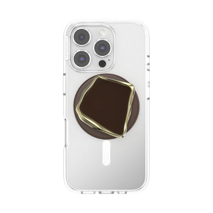 PopSockets Phone Grip for MagSafe, Magnetic Holder- Enamel Cocoa Cut - color: Enamel Cocoa Cut, style: MagSafe