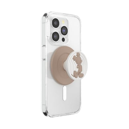 PopSockets Phone Grip for MagSafe, Magnetic Holder- Latte Mickey - color: Latte Mickey, style: MagSafe