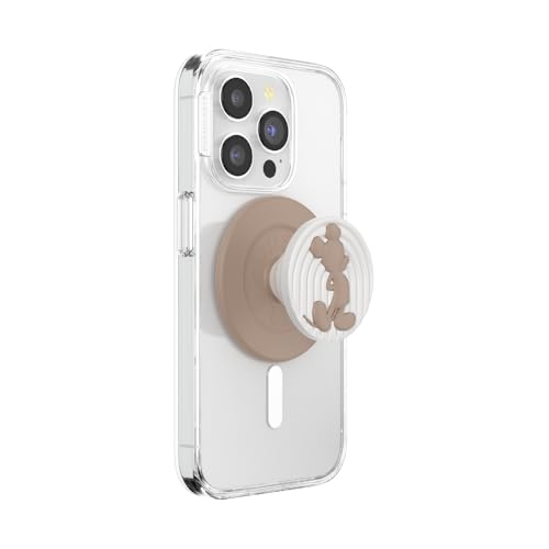 PopSockets Phone Grip for MagSafe, Magnetic Holder- Latte Mickey - color: Latte Mickey, style: MagSafe