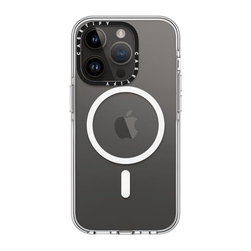 CASETiFY for iPhone 14 Pro Case - Impact Clear Compatible with MagSafe | Not Yellowing | 6.6 ft. 3X Military Grade Drop Protection | Clear - color: Clear, size: Iphone 14 Pro (6.1")