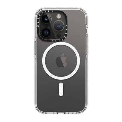 CASETiFY for iPhone 14 Pro Case - Impact Clear Compatible with MagSafe | Not Yellowing | 6.6 ft. 3X Military Grade Drop Protection | Clear - color: Clear, size: Iphone 14 Pro (6.1")