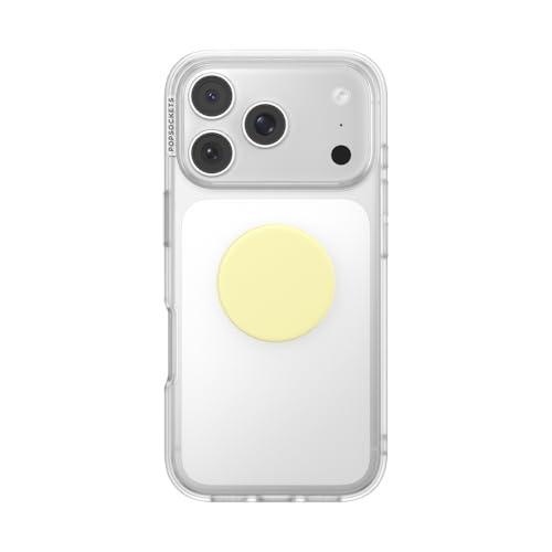 PopSockets Adhesive Phone Grip, Holder- Butter Yellow - color: Butter Yellow Adhesive, style: Adhesive