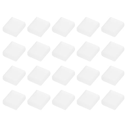 uxcell 20pcs USB 2.0 Port Cap Cover Anti Dust Silicone Protector for USB Male USB Data Cable, Clear - color: Clear