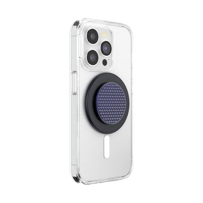 PopSockets Phone Grip for MagSafe, Magnetic Holder- Knurled Navy - color: French Navy Knurl, style: MagSafe