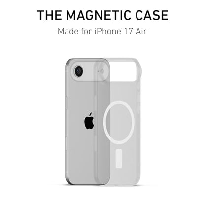 PEEL Magnetic Case for iPhone 17 Air (Clear) - color: Clear, size: Magnetic