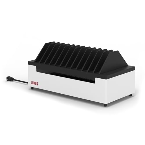Line Leader 12-Device Desktop Charging Station for Laptops & Electronics
