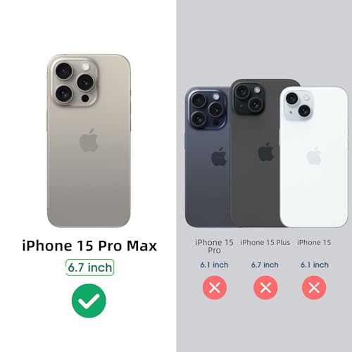 Arae Compatible with iPhone 15 Pro Max Case with Card Holder and Wrist Strap Wallet Flip Cover for iPhone 15 Pro Max 6.7 inch Men RFID Blocking Wristlet Kickstand,Litchi Black - color: Litchi Black, size: iPhone 15 Pro Max 6.7 inch